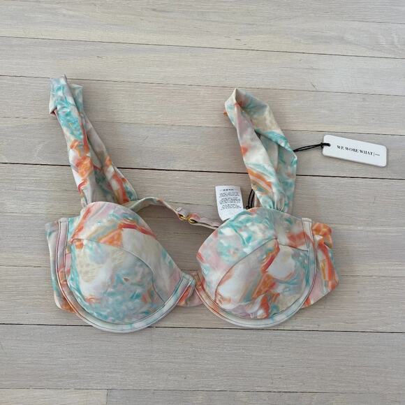 Claudia Bikini Top Sky Blue- WeWoreWhat - Picture 1 of 5